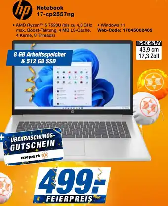 expert Techno Land hp Notebook 17-cp2557ng Angebot