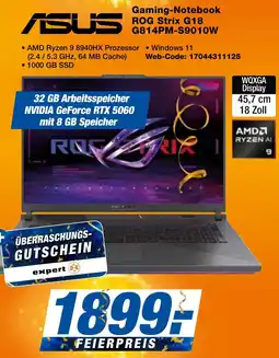 expert Techno Land ASUS Gaming-Notebook ROG Strix G18 G814PM-S9010W Angebot