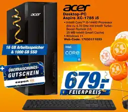 expert Techno Land acer Desktop-PC Aspire XC-1785 i5 Angebot