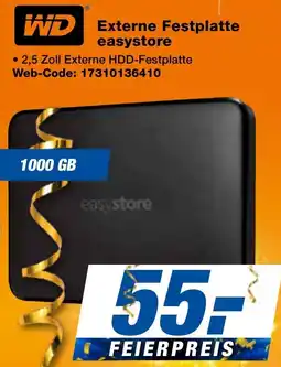 expert Techno Land WD Externe Festplatte easystore Angebot