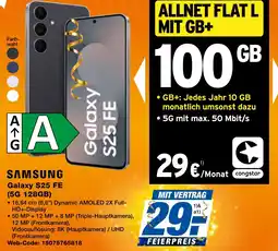 expert Techno Land SAMSUNG Galaxy S25 FE (5G 128GB) Angebot