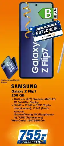 expert Techno Land SAMSUNG Galaxy Z Flip7 256 GB Angebot