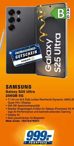 expert Techno Land SAMSUNG Galaxy S25 Ultra 256GB 5G Angebot
