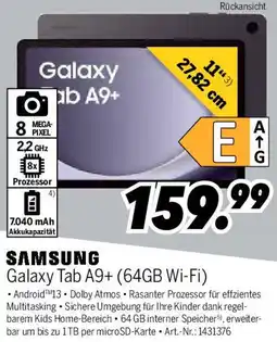 MEDIMAX SAMSUNG Galaxy Tab A9+ (64GB Wi-Fi) Angebot