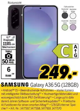 MEDIMAX SAMSUNG Galaxy A36 5G (128GB) Angebot
