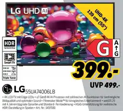 MEDIMAX LG 55UA74006LB Angebot
