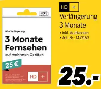 MEDIMAX HD + Verlängerung 3 Monate Angebot