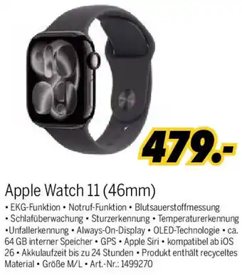MEDIMAX Apple Watch 11 (46mm) Angebot