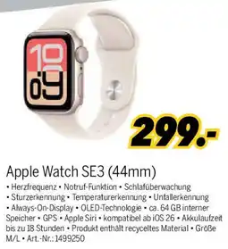 MEDIMAX Apple Watch SE3 (44mm) Angebot