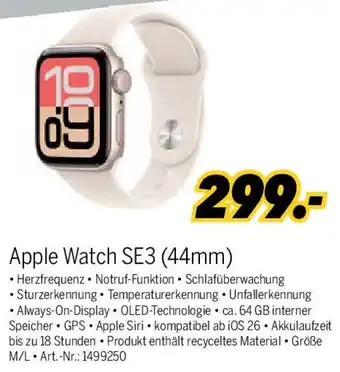 MEDIMAX Apple Watch SE3 (44mm) Angebot