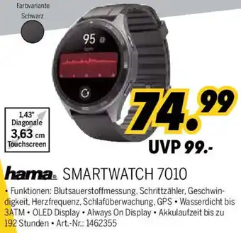MEDIMAX hama SMARTWATCH 7010 Angebot