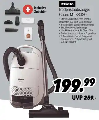 MEDIMAX Miele Bodenstaubsauger Guard M1 S8380 Angebot