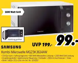 MEDIMAX SAMSUNG Kombi-Mikrowelle MG23K3614AW Angebot