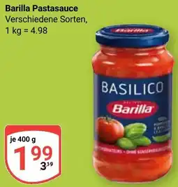 Globus Barilla Pastasauce Angebot