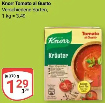 Globus Knorr Tomato al Gusto Angebot