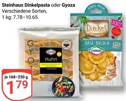 Globus Steinhaus Dinkelpasta oder Gyoza Angebot