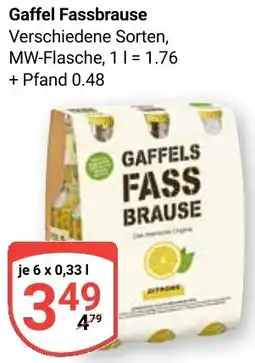 Globus Gaffel Fassbrause Angebot