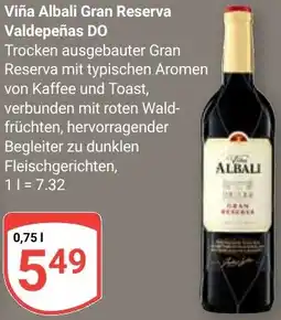 Globus Viña Albali Gran Reserva Valdepeñas DO Angebot