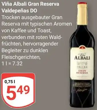 Globus Viña Albali Gran Reserva Valdepeñas DO Angebot