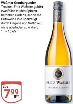 Globus Waẞmer Grauburgunder Angebot