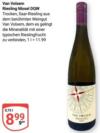 Globus Van Volxem Riesling Mosel DQW Angebot