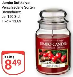 Globus Jumbo Duftkerze Angebot