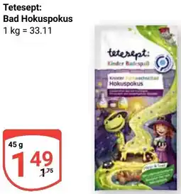 Globus Tetesept: Bad Hokuspokus Angebot
