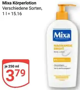 Globus Mixa Körperlotion Angebot