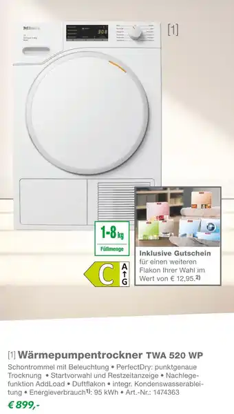 EP Miele wärmepumpentrockner twa 520 wp Angebot