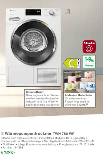 EP Miele wärmepumpentrockner twh 780 wp Angebot
