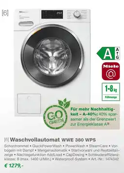 EP Miele waschvollautomat wwe 380 wps Angebot