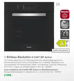 EP Miele einbau-backofen h 2467 bp active Angebot
