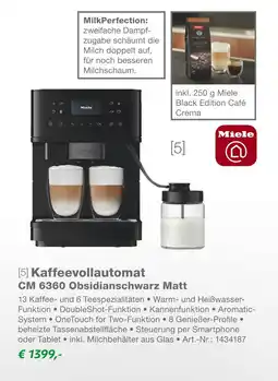 EP Miele kaffeevollautomat cm 6360 obsidianschwarz matt Angebot