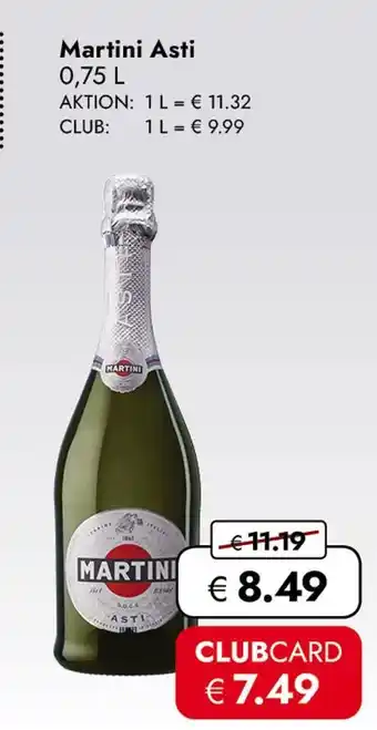 Travel Free Martini asti Angebot