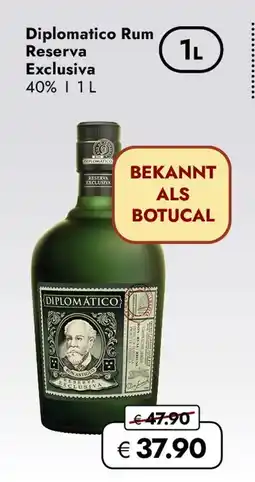 Travel Free Diplomatico rum reserva exclusiva Angebot