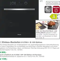 EP Miele einbau-backofen h 2766-1 b 125 edition Angebot