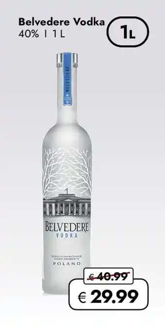 Travel Free Belvedere vodka Angebot