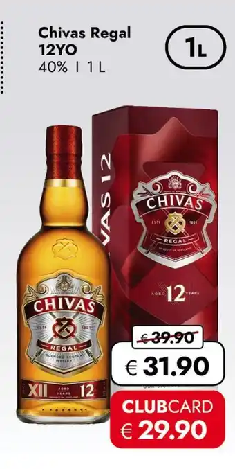 Travel Free Chivas regal 12yo Angebot