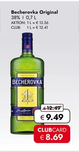 Travel Free Becherovka original Angebot