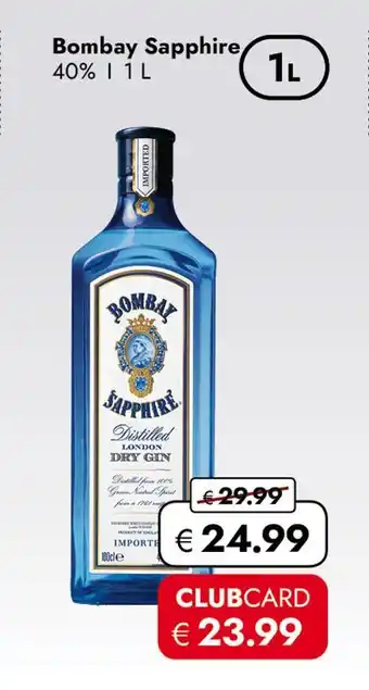 Travel Free Bombay sapphire Angebot