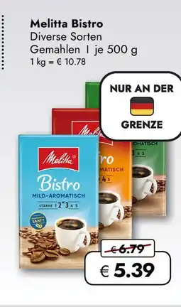 Travel Free Melitta bistro Angebot