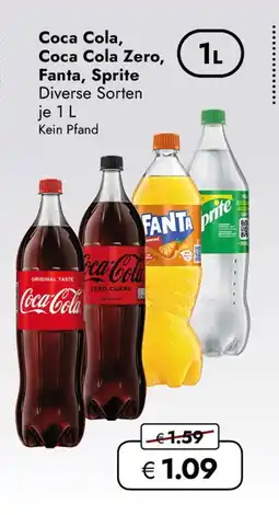 Travel Free Coca cola coca cola, coca cola zero, fanta, sprite Angebot