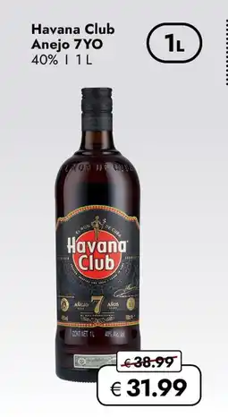 Travel Free Havana club anejo 7yo Angebot