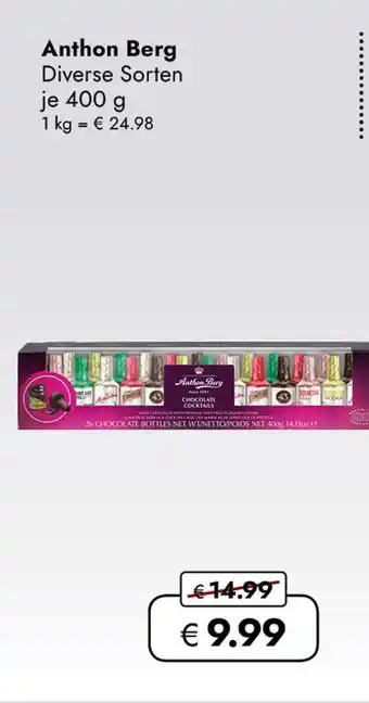 Travel Free Anthon berg Angebot