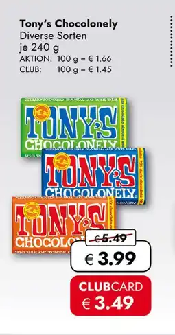 Travel Free Tony’s chocolonely Angebot