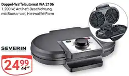 Globus SEVERIN Doppel-Waffelautomat WA 2106 Angebot