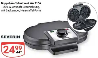 Globus SEVERIN Doppel-Waffelautomat WA 2106 Angebot