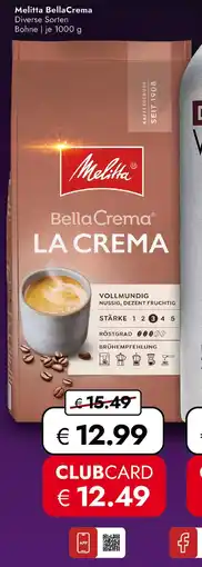 Travel Free Melitta bellacrema Angebot
