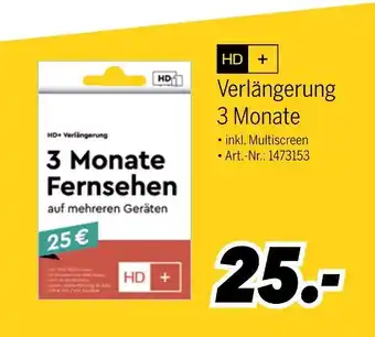 MEDIMAX Hd+ 3 monate fernsehen Angebot