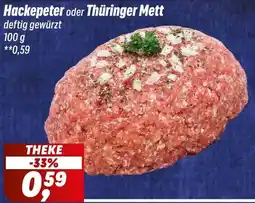 Simmel Hackepeter oder Thüringer Mett Angebot